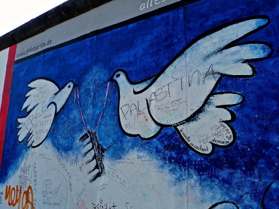 Doves and Brandenburger Tor